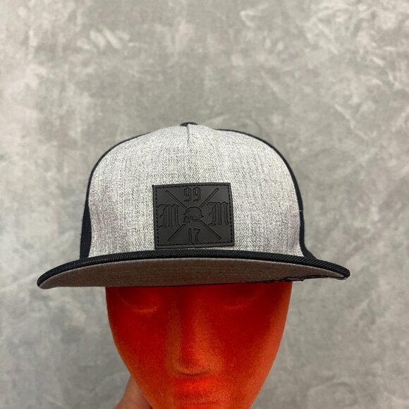 Metal Mulisha Hat Cap Black Gray Flex Fit Size L-XL - Picture 1 of 12